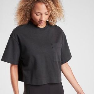 Athleta Classic Cotton Crop Tee